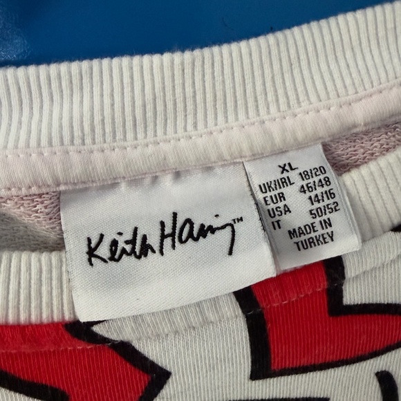 Keith Haring Graphic Sweatshirt XL - Picture 3 of 3